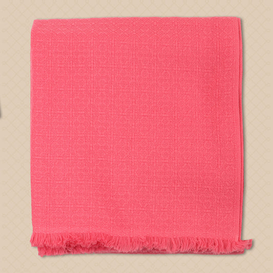 THE AVA | Octagonal Cashmere Blanket - Pretty Pink