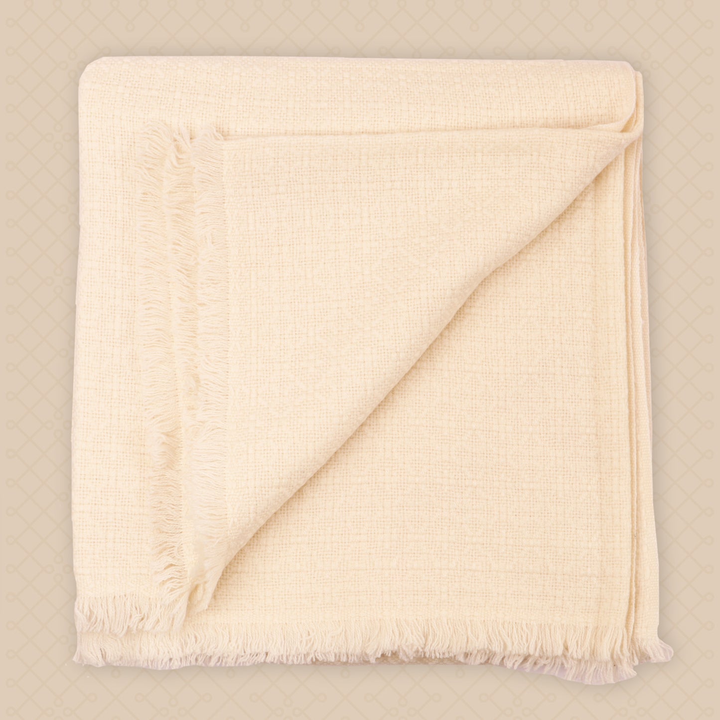 THE AVA | Octagonal Cashmere Blanket - Eco Paper
