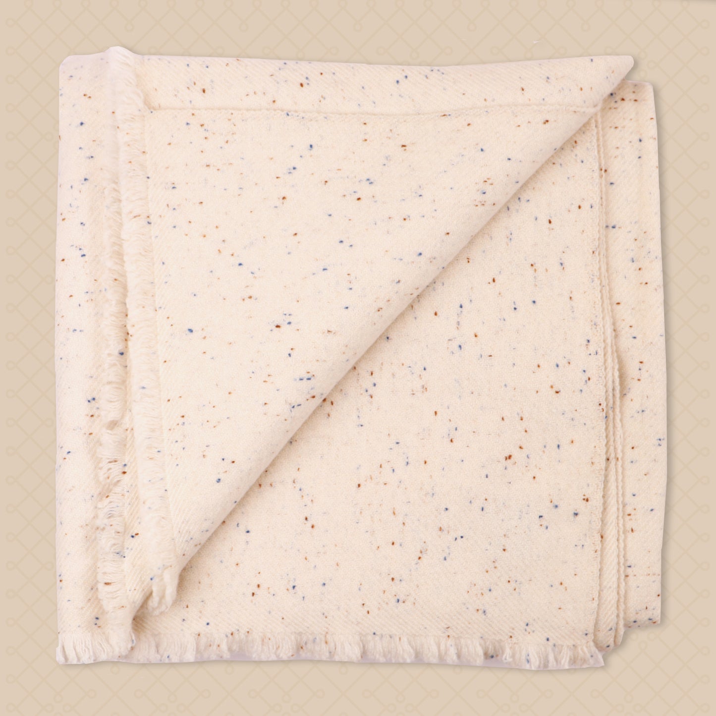 THE KATE | Two-Tone Cashmere Blanket - Leslie & Eco Paper