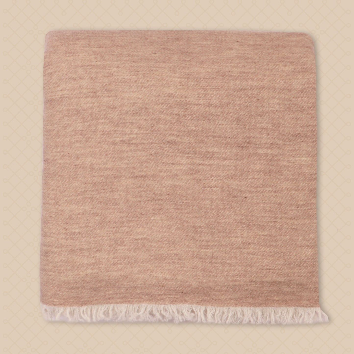 THE GINA | Reversible Cashmere Travel Blanket - Toast Tan